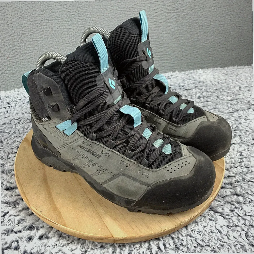 Black Diamond Mission Approach Shoes Womens 7 Leather Waterproof Hiking Boots
