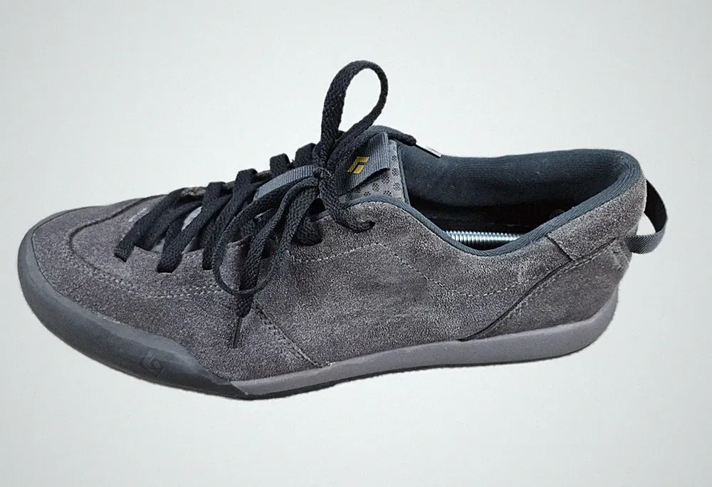 Black Diamond Prime Approach Sneakers Sz Men 13.5/Women 15 Gray Leather Hiking