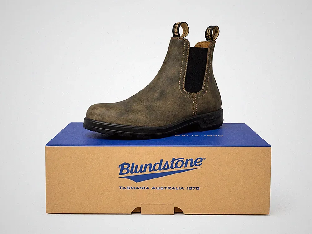 BLUNDSTONE 1351 RUSTIC BROWN CHELSEA BOOTS NEW UNISEX MULTIPLE SIZES