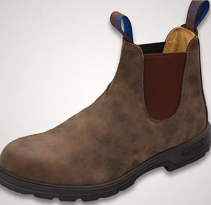Blundstone Mens Wemens 584 Thermal Chelsea Boots Rustic Brown