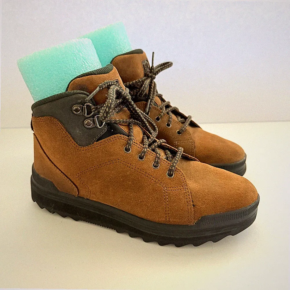 Boks ReebokWomens Hiking Boots 6.5 Tan Suede Ankle