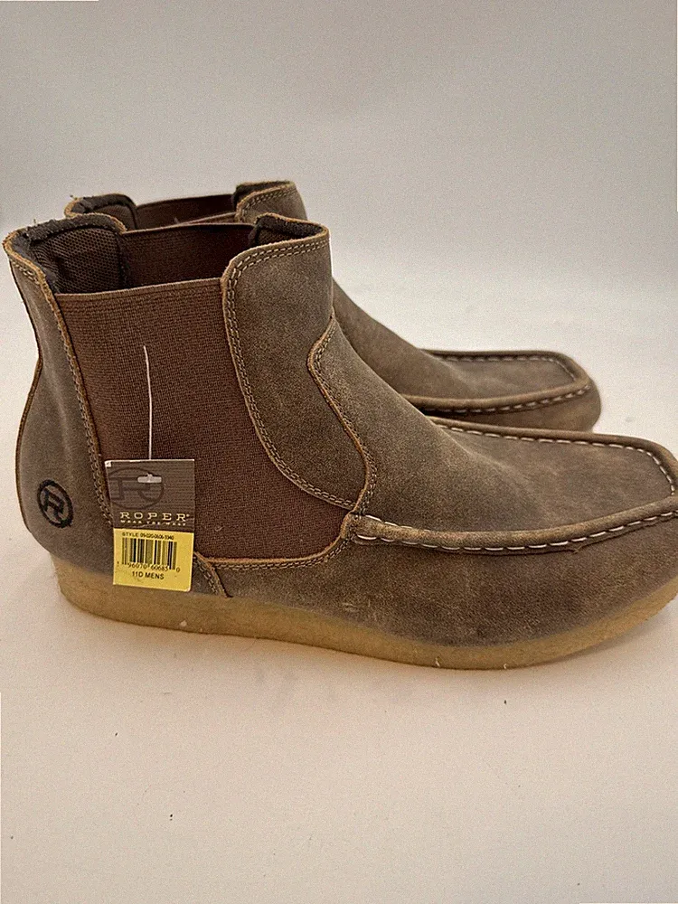 BOOT Roper Gumsticker MEN 11D Romeo Round Toe Chukka BRN Casual 09-020-0606-334