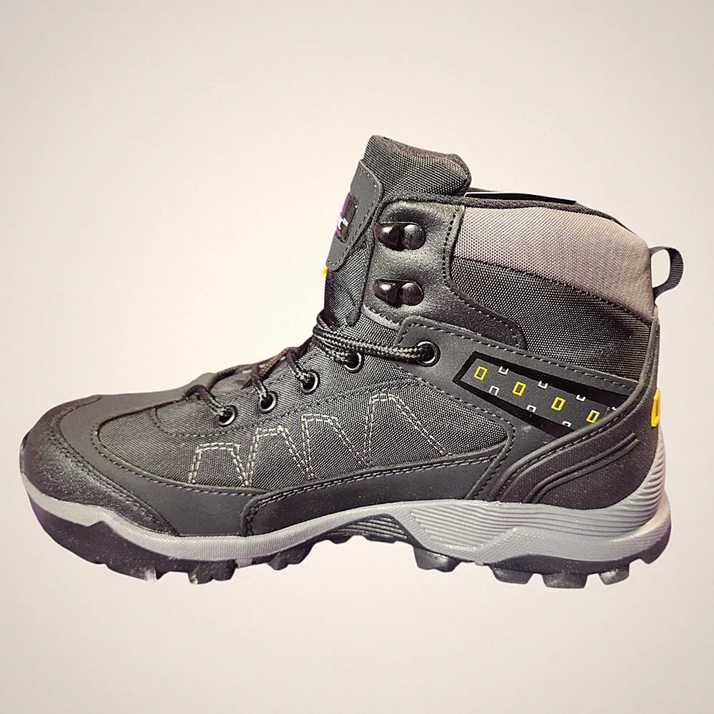 Boots Black Hiking Boots Outdoor Trekking Trail Shoes Durable Sole USA Size 10.5