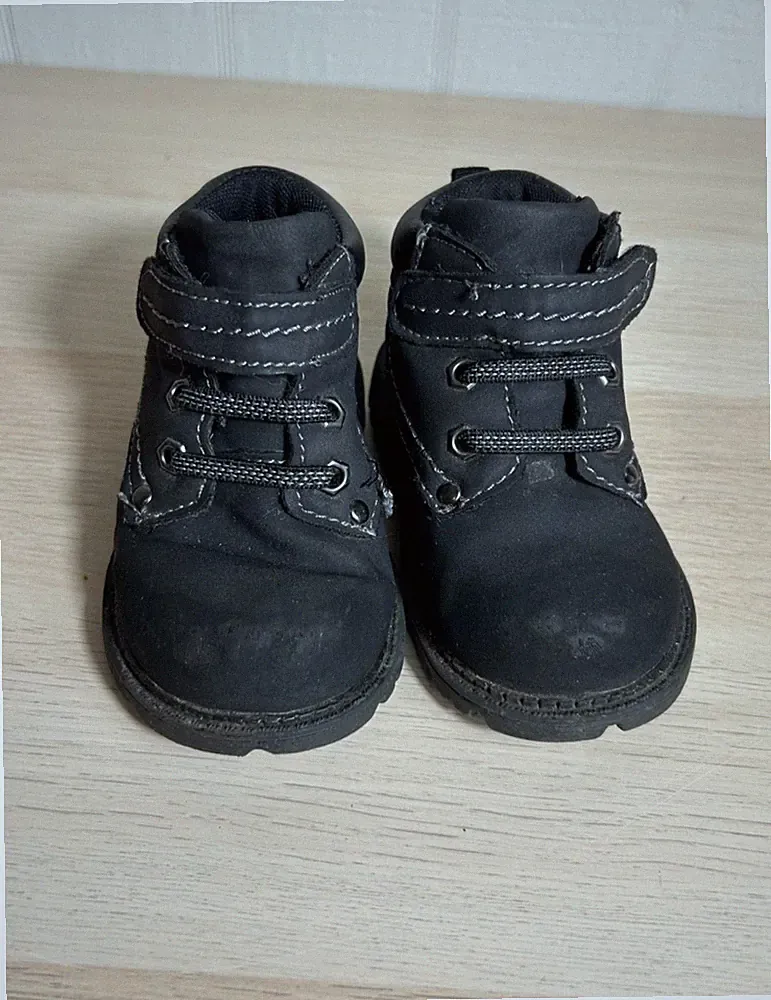 Brahma Work Boots Hiking Boots Baby Boys Size 5 Black Faux Suede