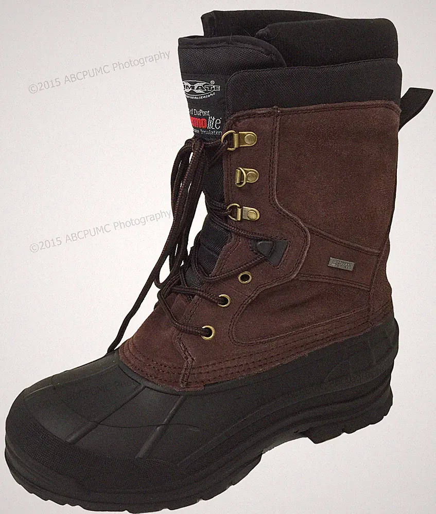 Brand New Men's Winter Boots 10" Leather Thermolite Waterproof Hiking Snow Shoes