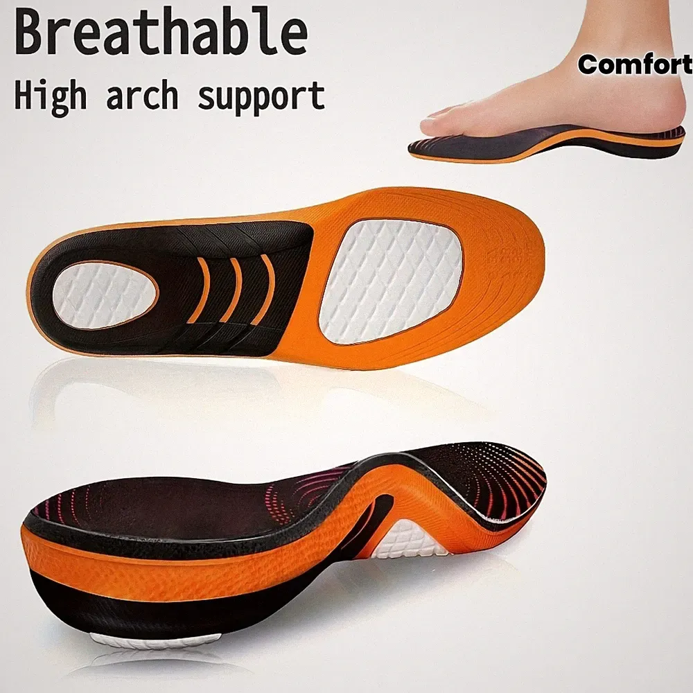 Breathable High Performance 300Lbs+Strong Arch Support Insoles for Work Boots
