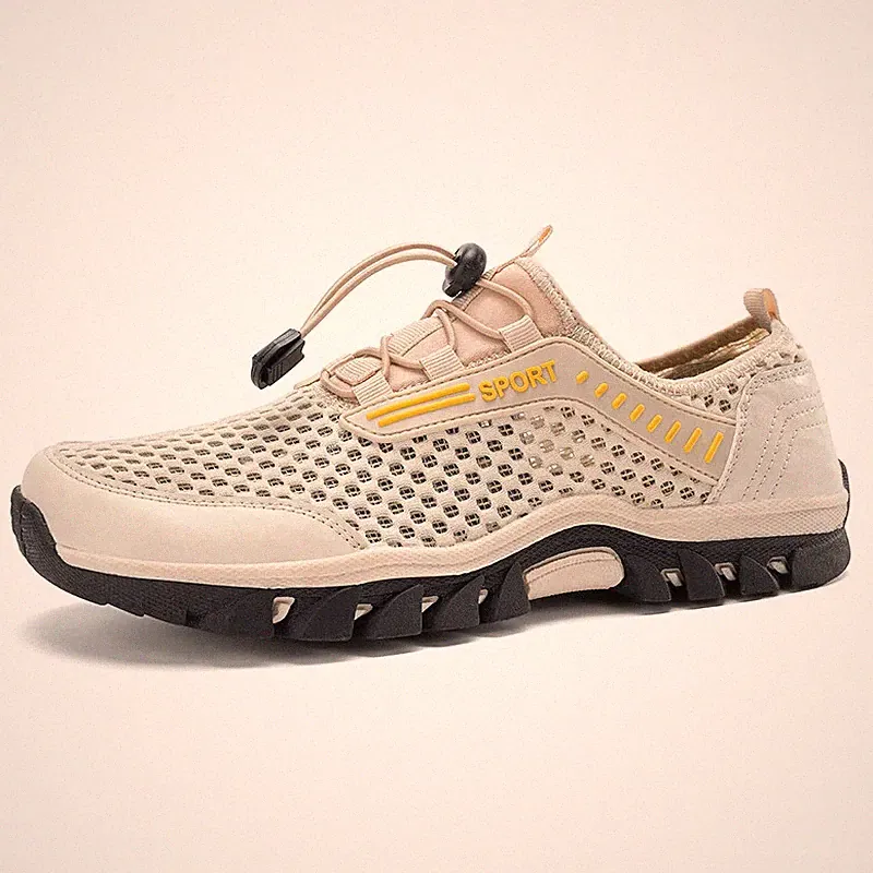 Breathable Mesh Men's Sneakers Outdoor Summer Hiking Wading Shoes Soft Footwear