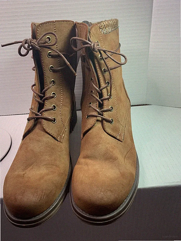 Brown women’s hiking boots