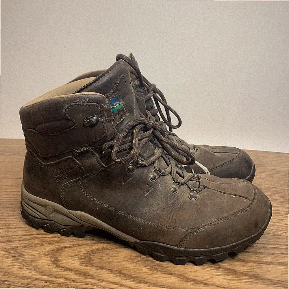 Cabelas Meindl Pflege II Gore Tex Hunting Boots Mens 11.5 EE Brown Hiking Shoes