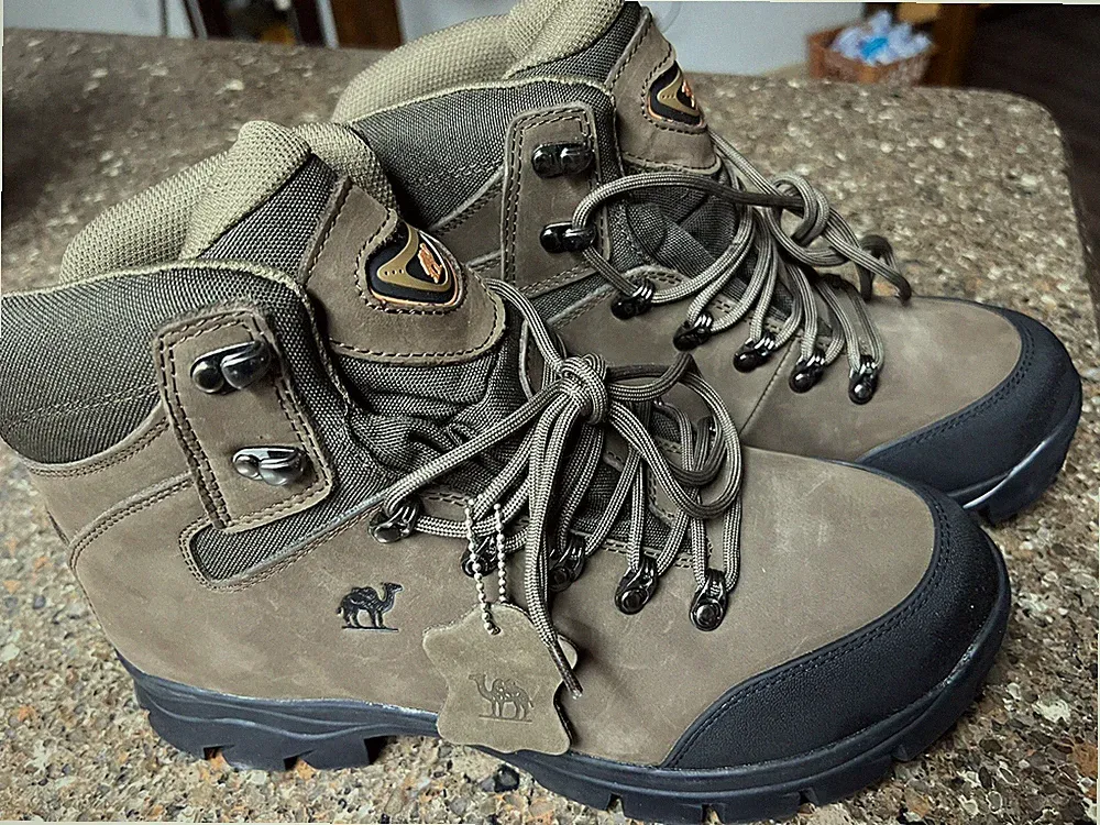 CAMEL CROWN Mens Hiking Boots Outdoor Trekking Backpacking Boot Mid 12.5 Size