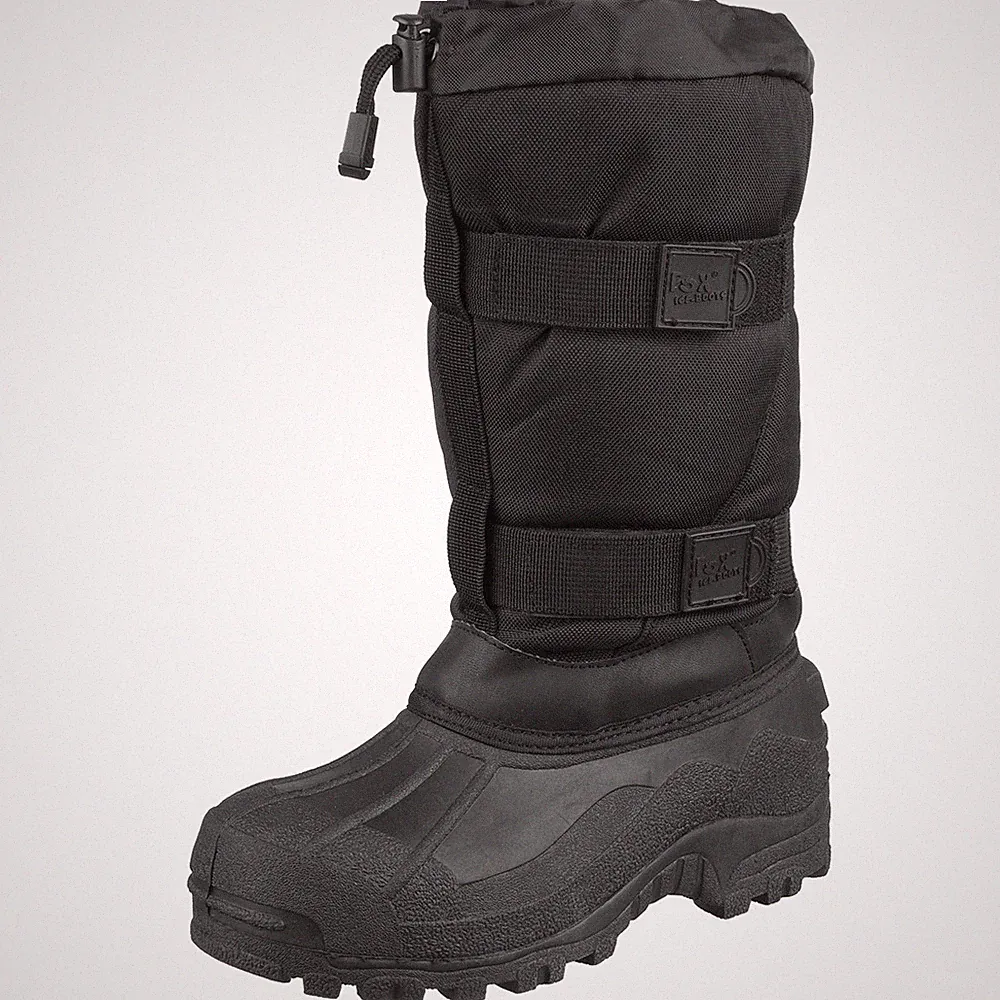 Canadian Winter Snow Ice Boots Extreme Cold Wet Weather Protection Black UK 3-13