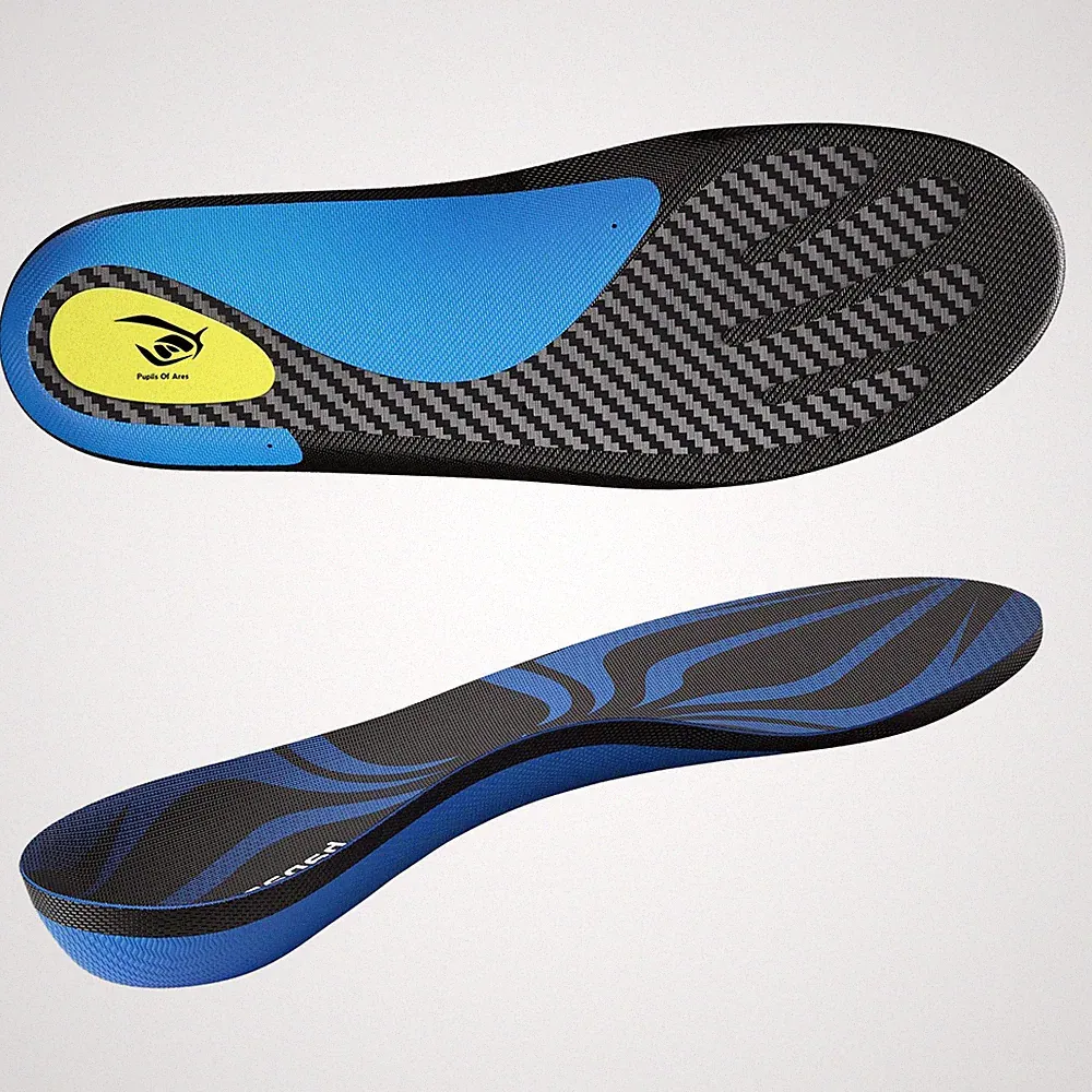 Carbon Fiber Insole with Arch Support for Long Periods of Standing, Jogging,...