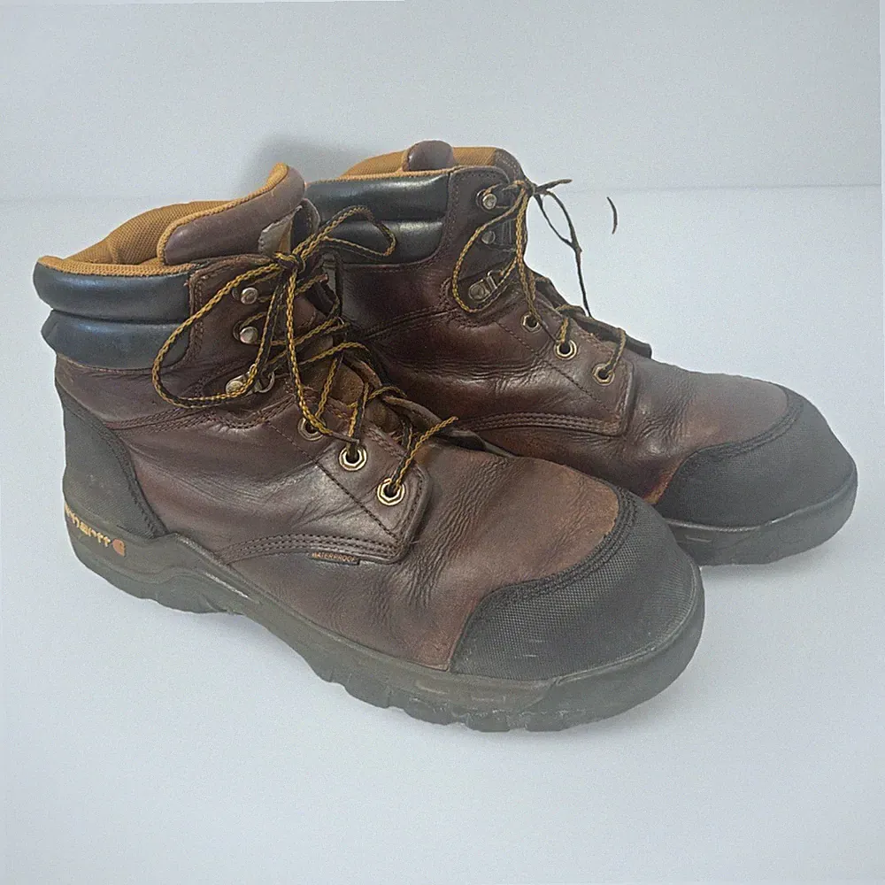 Carhartt Men’s Rugged Flex WP Comp Toe ASTM Leather Work Boots Size 13W CMF6380