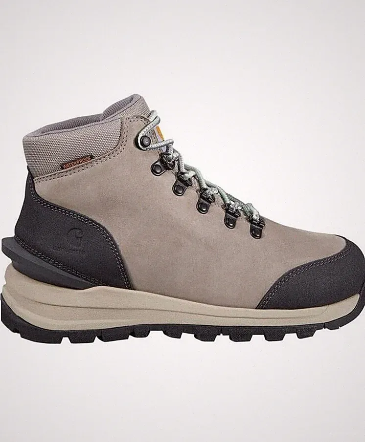 Carhartt Women's Gilmore WP 5" Soft Toe Hiker Hiking Boot, Grey Nubuck, 6.5