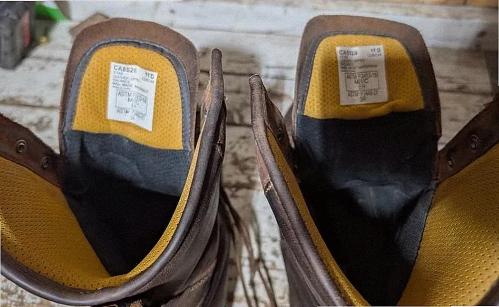 Carolina CA8528 Electrical Hazard EH Work Boots Brown Leather Lace-Up 11D