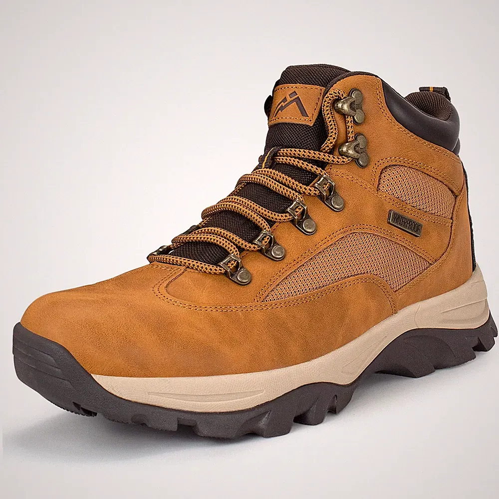 CC-Los Men's Waterproof Hiking Boots Outdoor Backpacking Boot Relaxed Fit Lig...