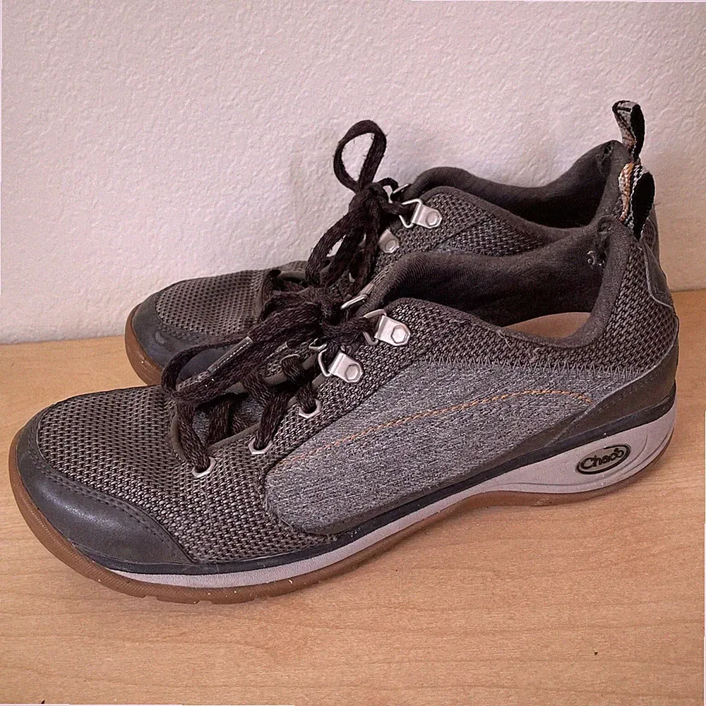 Chaco Kanarra Women 8.5 Hiking Approach Shoes Sneakers Lace-Up Low Boot *READ*