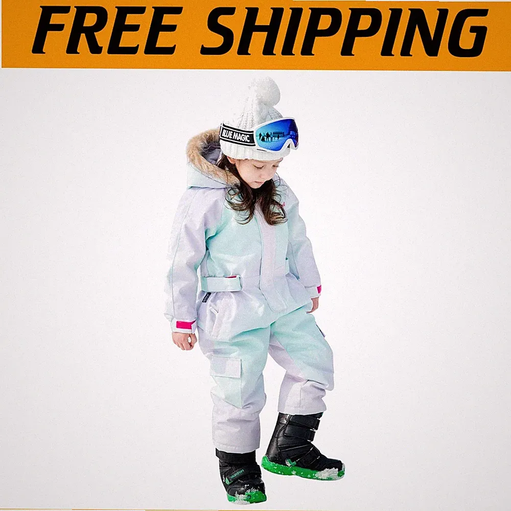 Children's Winter Snow Suit - Waterproof Ski Jumpsuit