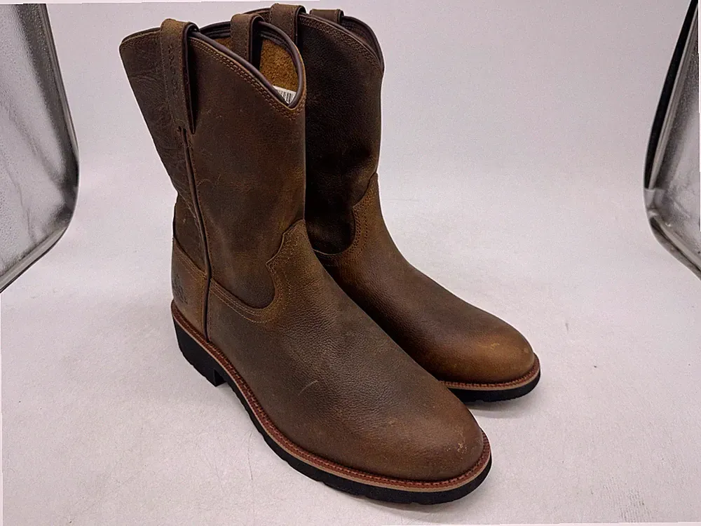 Chippewa Classic 2.0 Men's Pull On Chocolate Apache Leather Work Boots - 11.5