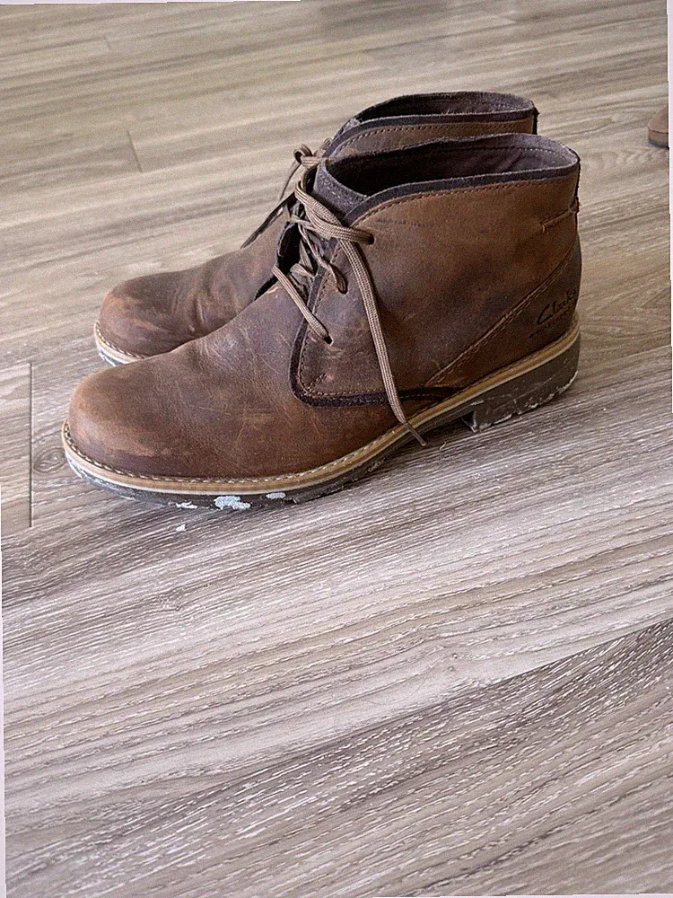Clark’s Morris Peak Waterproof Leather Boots US Men’s 11.