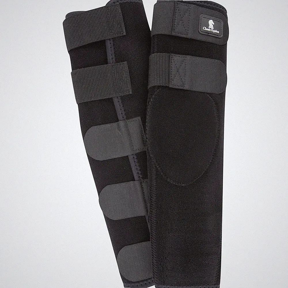 Classic Equine Stud Breeding Boots - Padded Neoprene Stallion Knee Protection