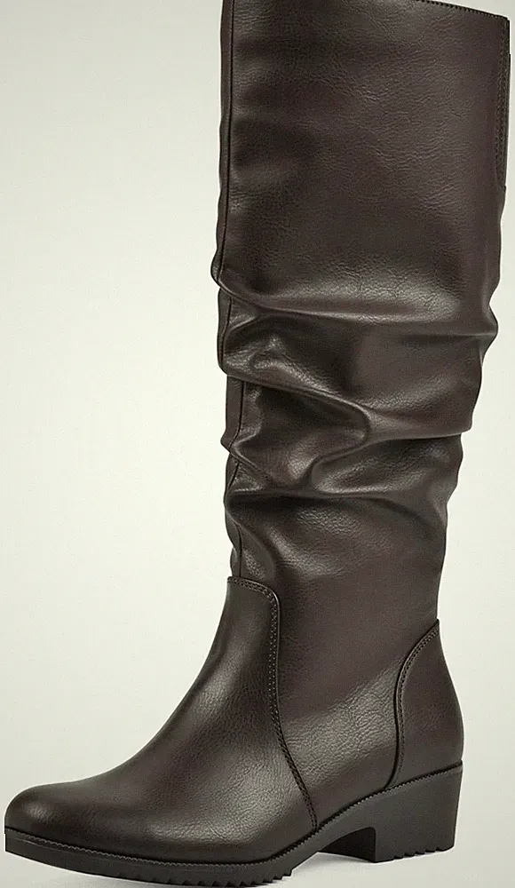 CLIFFS BY WHITE MOUNTAIN Women's Duration Cushioned Block Heeled Tall Boot