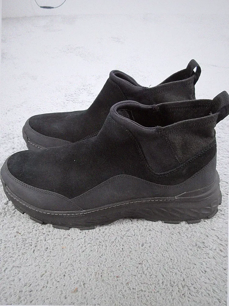 Cole Haan Boots Mens Size 12 Black Suede Chelsea Ankle Pull On Zerogrand C35692