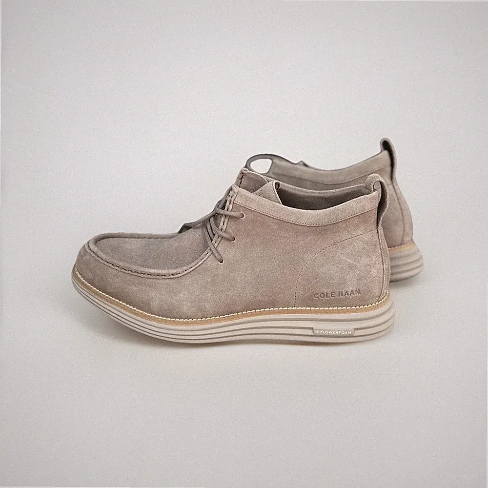 Cole Haan Grand 360 Suede Chukka Boots Taupe Men’s Size 12M Casual Oxford