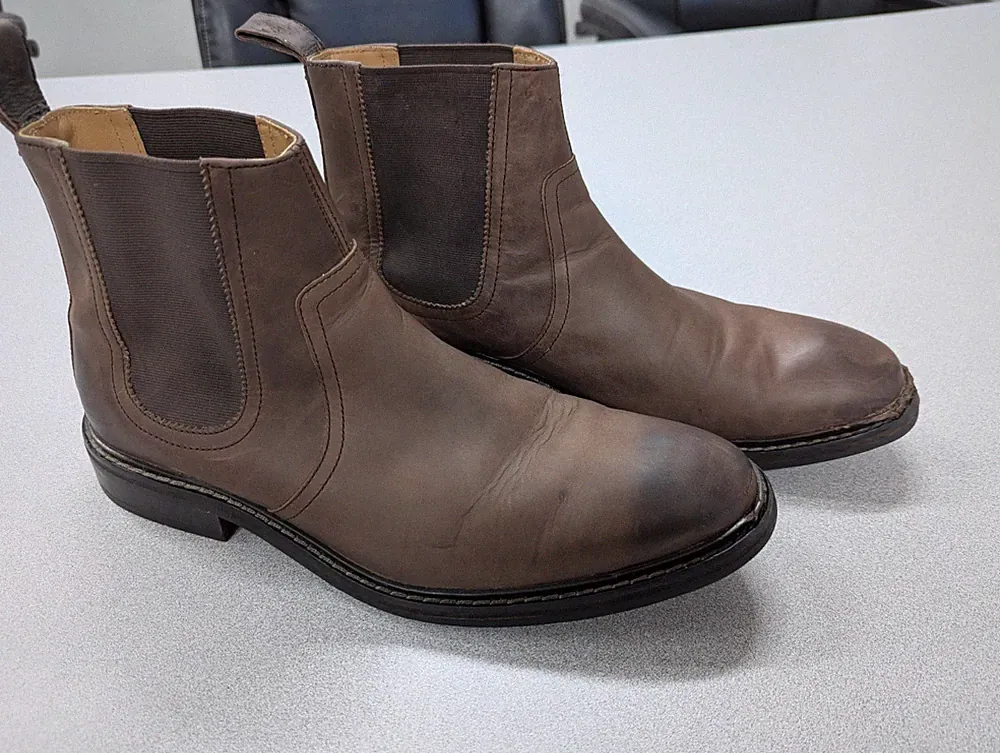 Cole Haan Williams Welt Chelsea Boots Brown Leather C24553 Mens Size 12 M