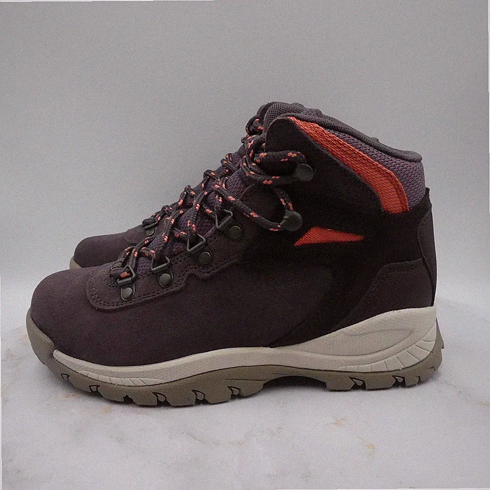 Columbia Boots Womens Size 5 Wide Newton Ridge Plus Waterproof Hiking OmniGrip