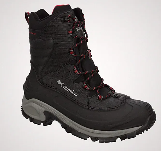 Columbia Bugaboot III Insulated Waterproof Winter Snow Boots Mens Sz 15 M Black