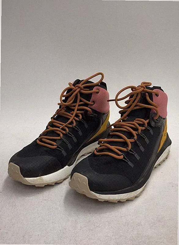 Columbia Facet 15 Black Pink Yellow Women's Hiking Shoes Trail Runner Size 9