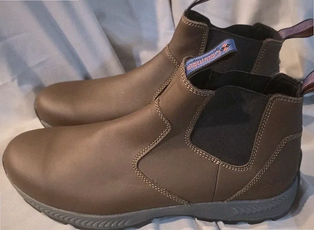 Columbia Landroamer Scout Chelsea Boots Brown BM6880-200 Men SZ 14 NWOB Defect