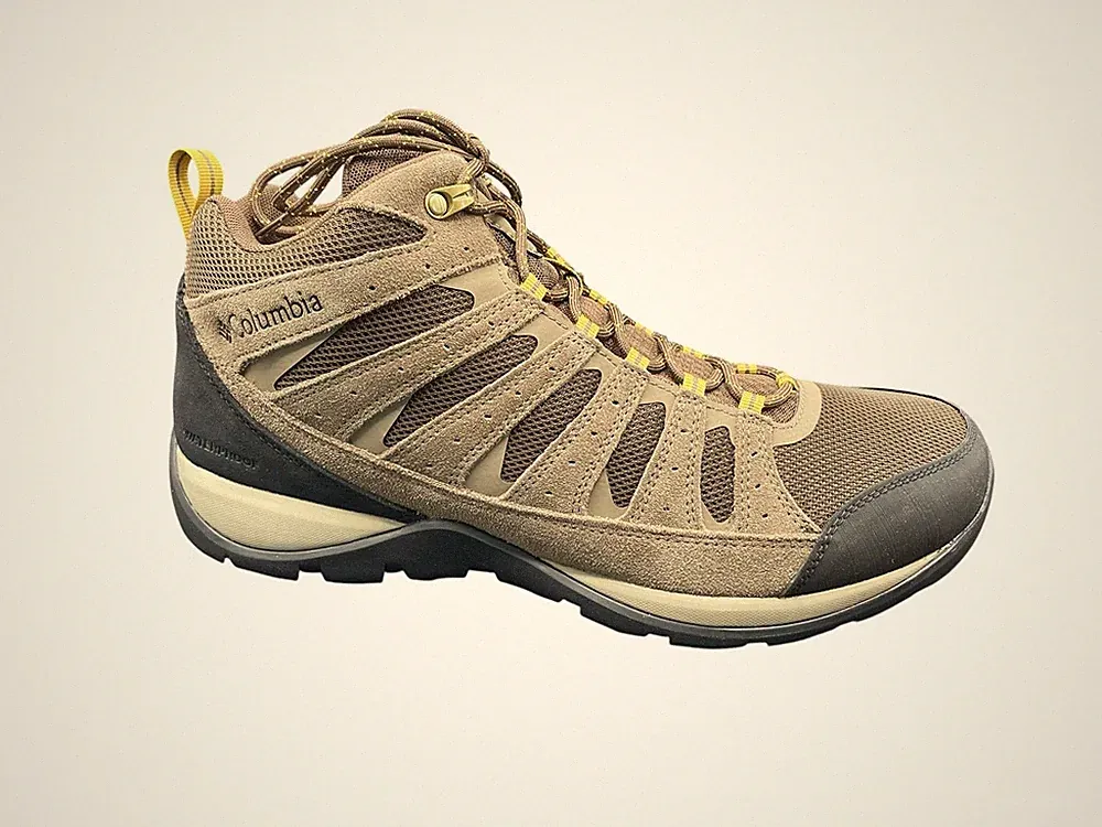 Columbia Men Redmond V2 Mid Waterproof Boot Hiking Shoe BM0833 Brown Size 14 M