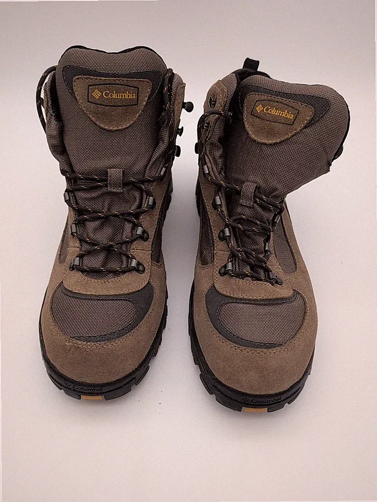 Columbia Mens Hilltop GTX YM3020-263 Brown Lace Up Hiking Boots Size 15