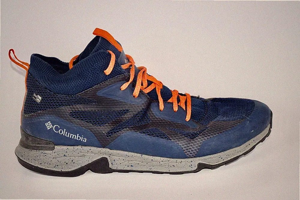 Columbia Mens Vitesse MID BM0134-464 Waterproof Blue Hiking Shoes Boots Size 14