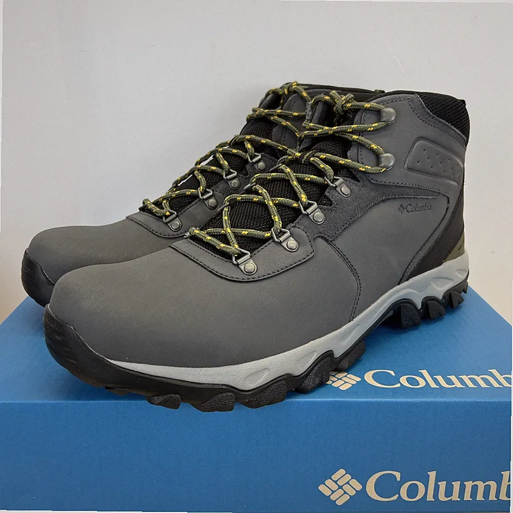 Columbia Newton Ridge Plus II Boots Graphite/Black Hiking Trail Mens Size 17