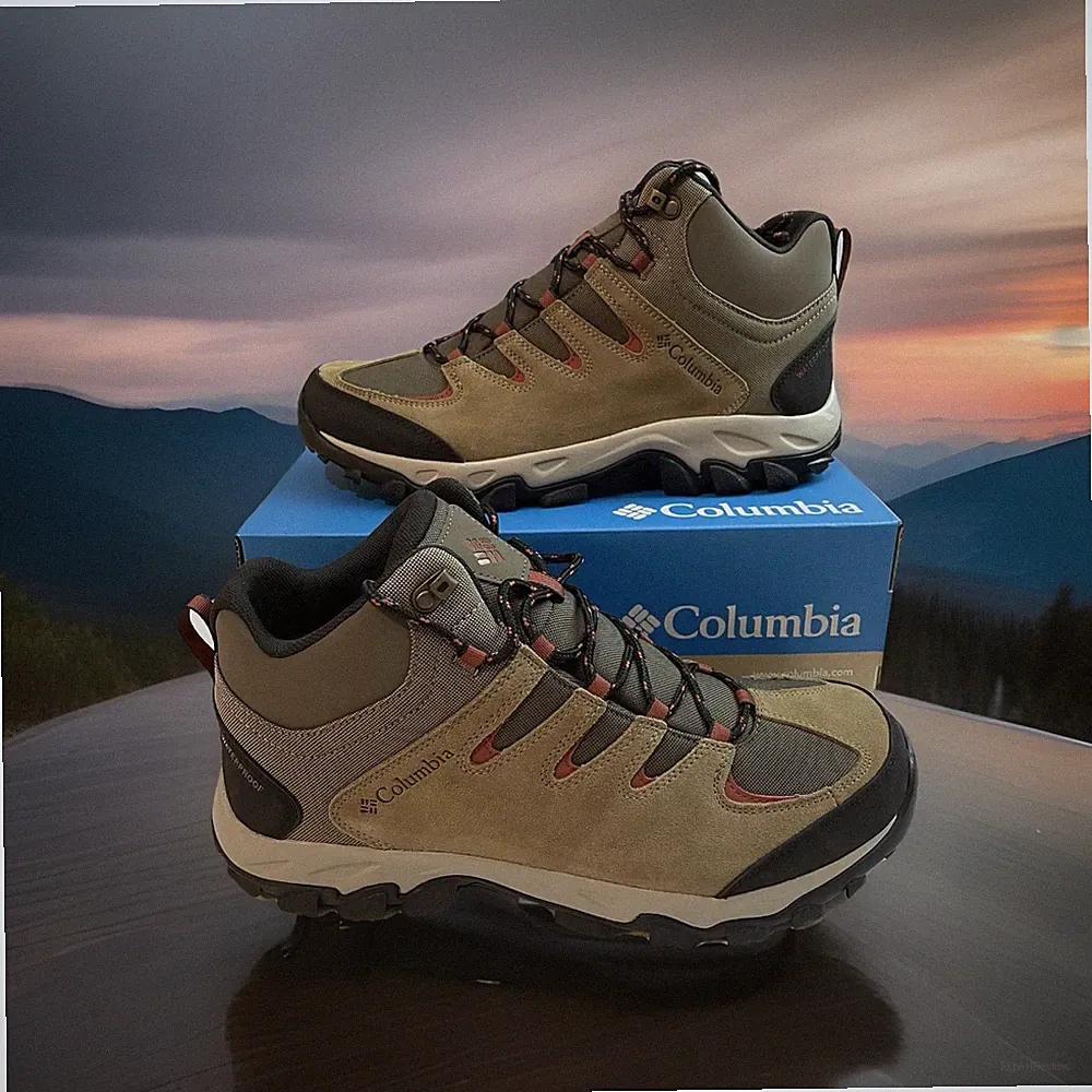 COLUMBIA Outlander Crest Mid Hiking Boots Winter Snow Waterproof Men's Size 12