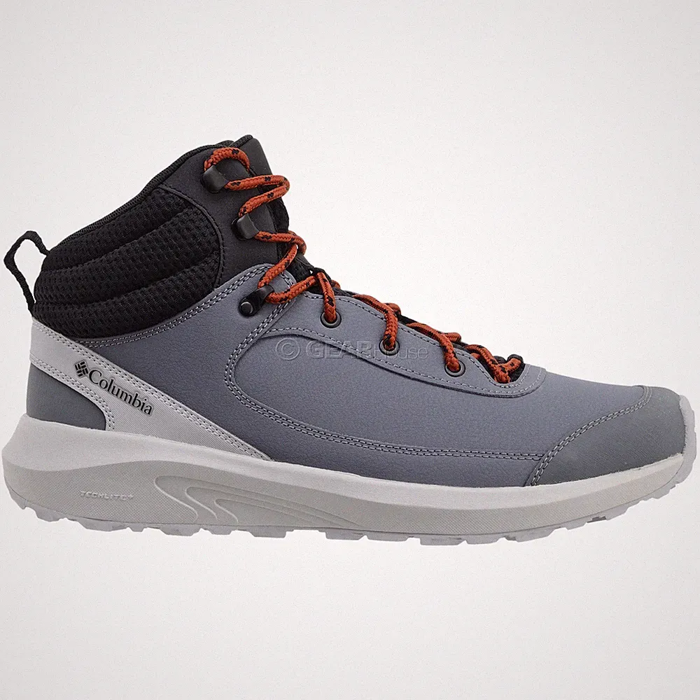 Columbia Sunset Trail FS Mid Mens Hiking Boots Trail Shoes, Gray, Size 11