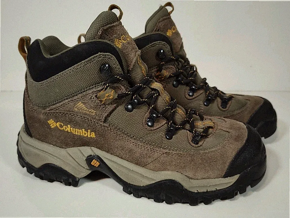 Columbia Trail Meister Mid Hiking Boots Waterproof Mens 7.5 Brown YM3111-224
