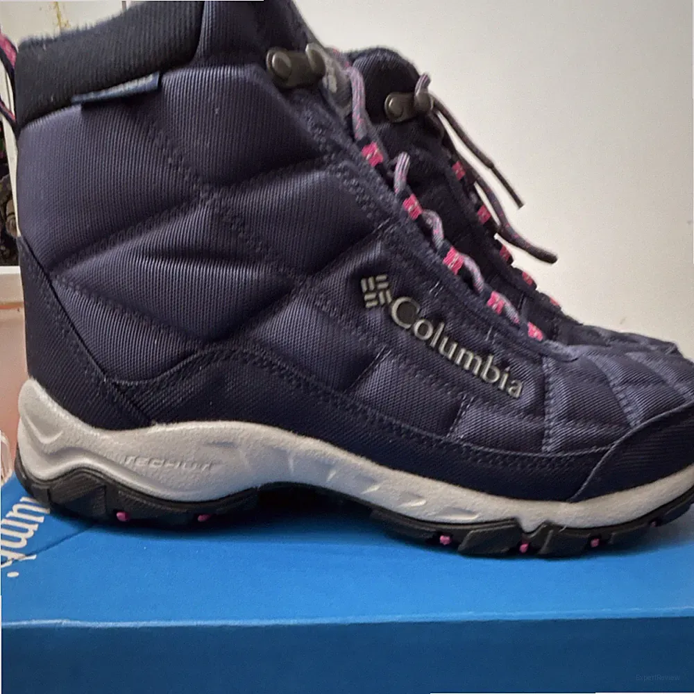 Columbia Waterproof Breathable Women's Hiking Boots Navy Pink Size 7 BL1766-466