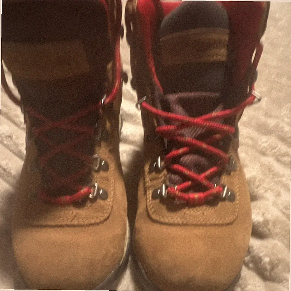 Columbia Women's Brown Red Hiking Boots US 9 Medium BL4552-286