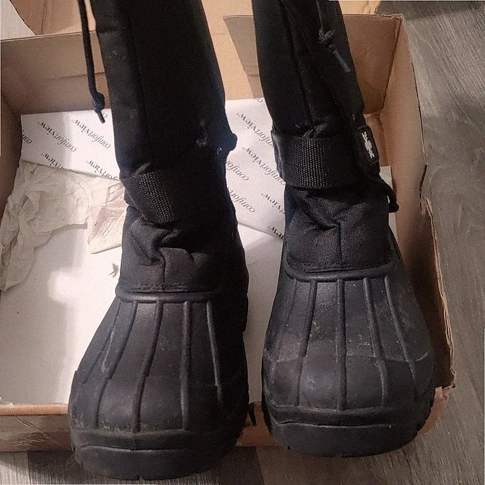 Comfortview Black Winter & Rain Boots