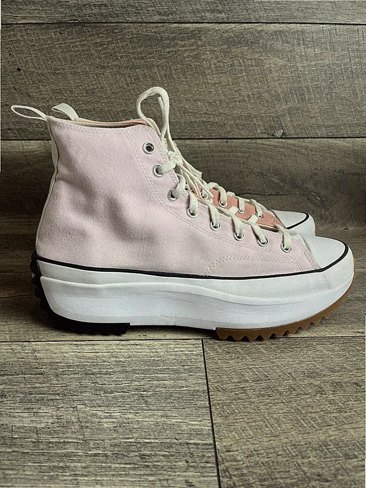 Converse Run Star Hike High White Black Gum Women’s Size 14.5