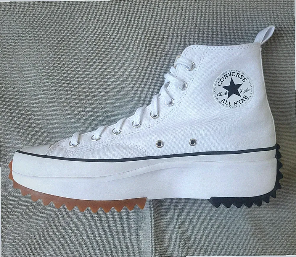 Converse Run Star Hike Shoes Ivory White Sneakers Women's Size 13 Men's SZ 11.5