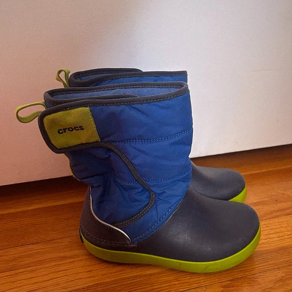 Croc Snow Boots Blue Size 12 Toddler Kids