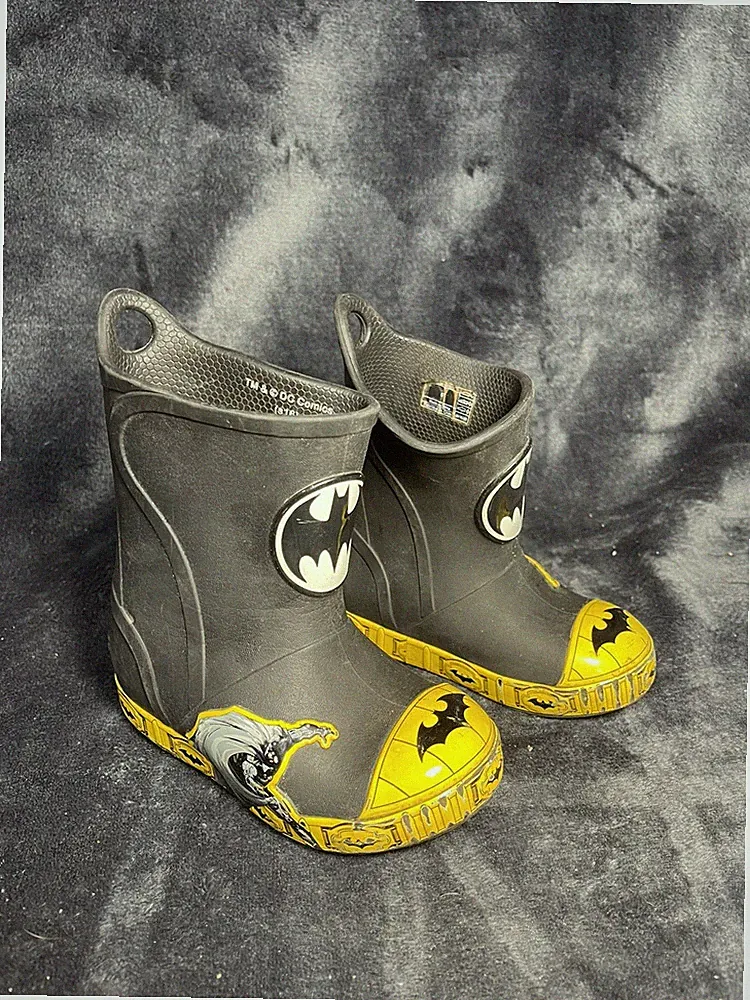 Crocs Bump It Up Batman Rain Boots C7