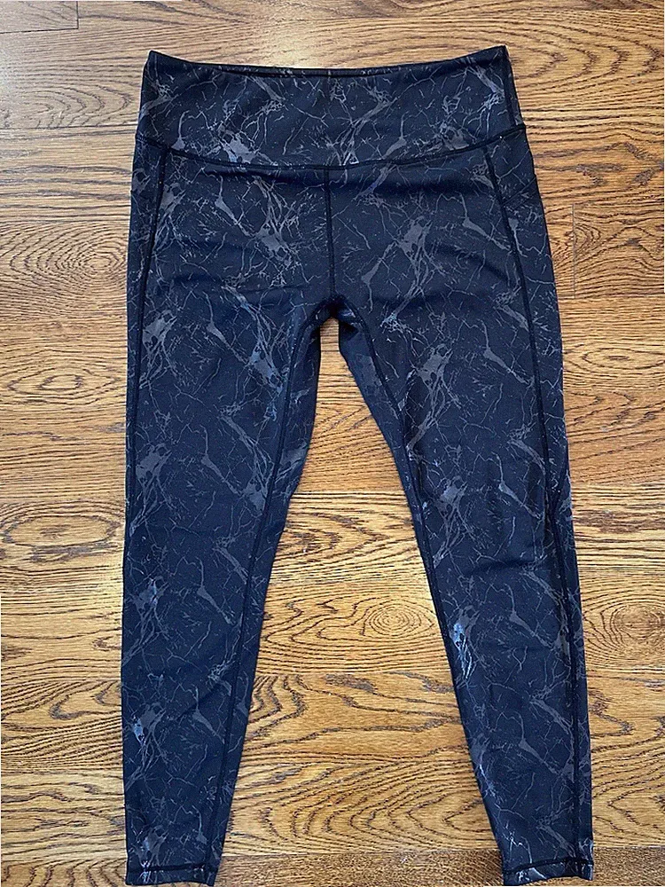 Curves N Combat Boots XL Leggings Yogo Pilates Jogging Athletic Workout Pant EUC