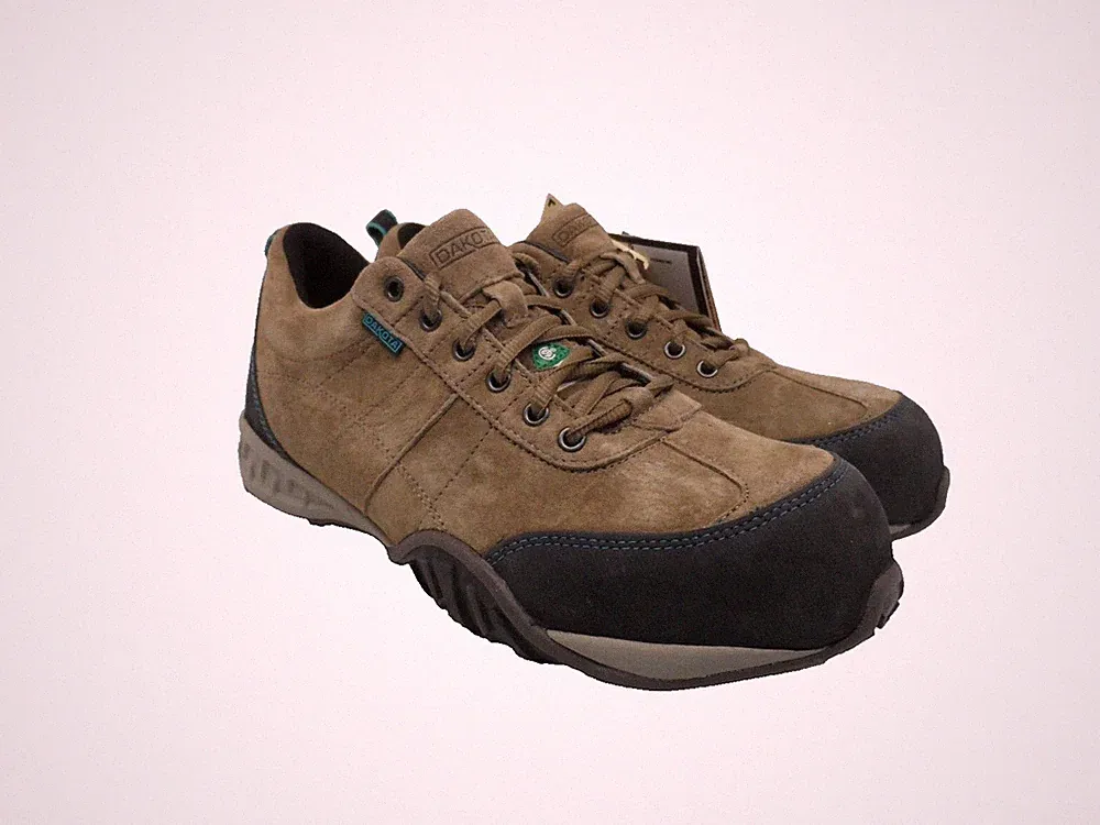 DAKOTA Women's Low-Cut Quad Comfort Approach Hiking Work Shoes Brown Size 9.5W