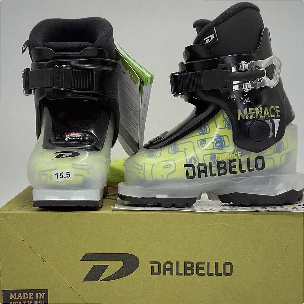 Dalbello Green Menace 1.0 GW JR Transparent/Black, Size 15.5 Boots
